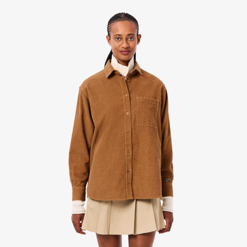 Женская рубашка Lacoste OVERSIZE FIT
