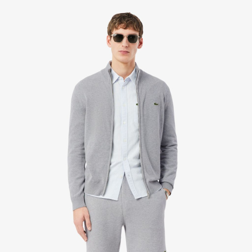 Мужской свитер Lacoste на молнии из органического хлопка