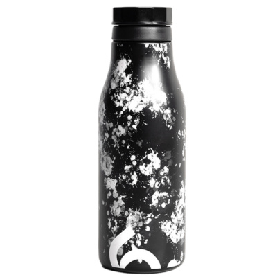 Бутылка для воды с логотипом «б.» чёрная