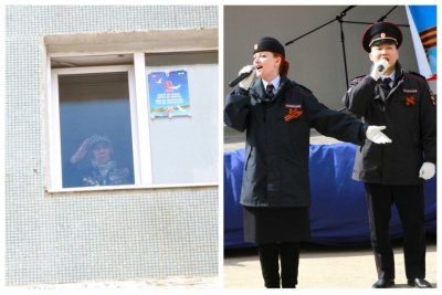 Поём двором: в Якутске поздравили ветерана Семена Колтовского / Саина Титова Якутск Якутск Республика Саха (Якутия)