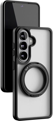 Клип-кейс VLP Ring Case с MagSafe для Samsung Galaxy S26 Чёрный