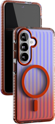 Клип-кейс VLP Pulse Case с MagSafe для Samsung Galaxy S26 Оранжевый