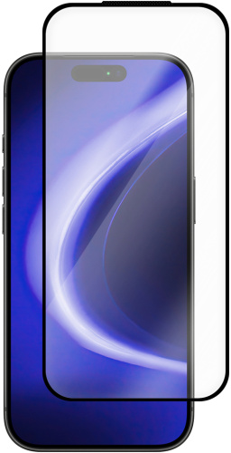 Защитное стекло Krutoff Premium для Apple iPhone 17 Pro Max Чёрное