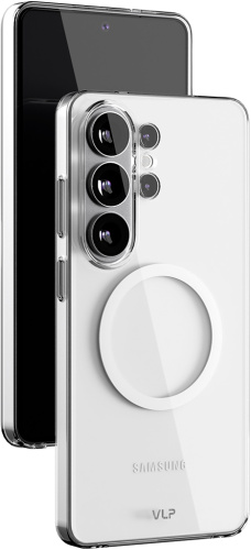 Клип-кейс VLP Puro Case с MagSafe для Samsung Galaxy S26 Ultra Прозрачный