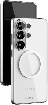 Клип-кейс VLP Puro Case с MagSafe для Samsung Galaxy S26 Ultra Прозрачный