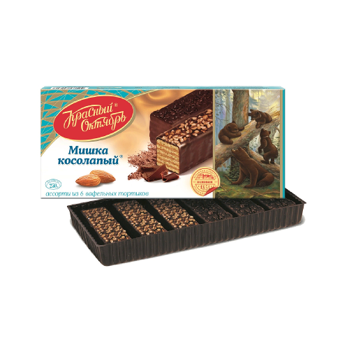 Торт Мишка Косолапый вафельный, 250 гр.