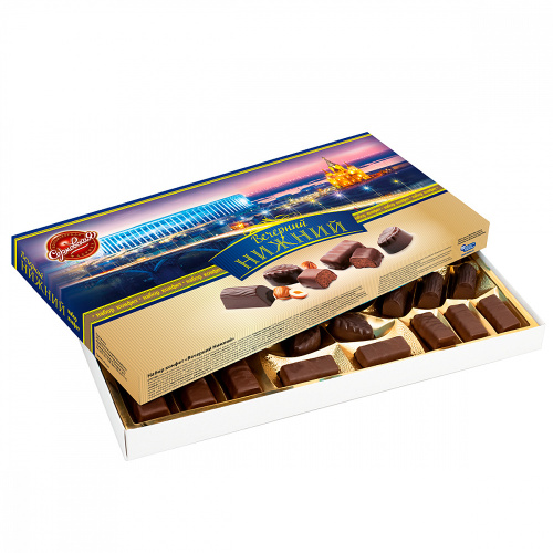 Конфеты Вечерний Нижний, Сормовская кондитерская фабрика, 340 гр.