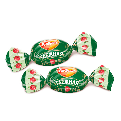 Карамель «Таёжная» со вкусом клюквы, Рот Фронт