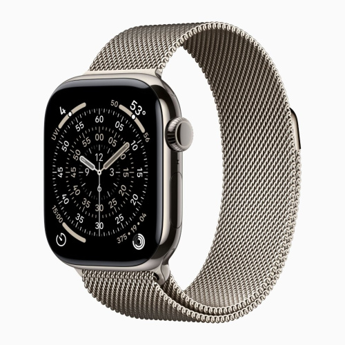 Смарт-часы Apple Watch Series 11 46mm Natural Titanium Case with Natural Milanese Loop (S/M)
