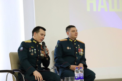 Герой России Николай Соболев провел для учащихся Якутска урок «Разговоры о важном» / Карина Оконешникова Якутск Якутск Республика Саха (Якутия)