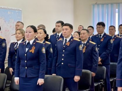 В следственном управлении состоялось торжественное мероприятие, посвященное Дню Победы в Великой Отечественной войне /    