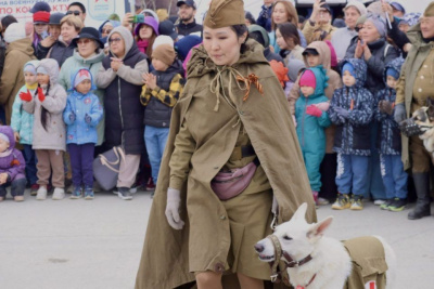 В Якутске на площади Победы прошли показательные выступления собак / Майя Гоголева Якутск Якутск Республика Саха (Якутия)