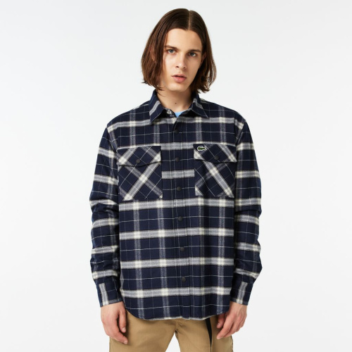 Мужская фланелевая куртка Lacoste