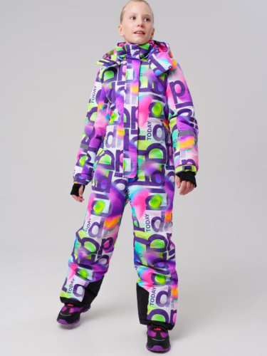 Комбинезон текстильный с полиуретановым покрытием для девочек