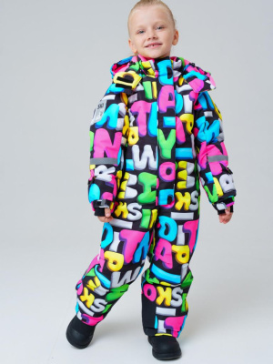 Комбинезон текстильный с полиуретановым покрытием для девочек
