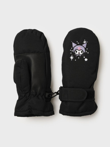 Варежки текстильные для девочек