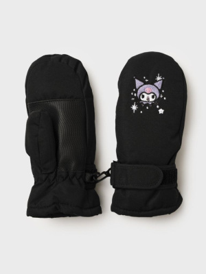 Варежки текстильные для девочек