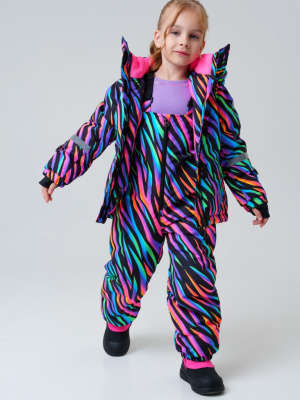 Комплект текстильный с полиуретановым покрытием для девочек: куртка, полукомбинезон