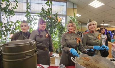 Как прошел День Победы в поселке Айхал /    