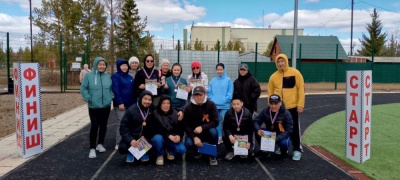 В Арылахе состоялся легкоатлетический кросс в честь Дня Победы /    