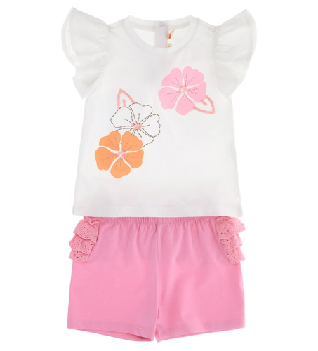 Комплект (футболка+шорты) для маленькой девочки