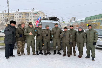 Ветераны СВО и сотрудники центра «ВОИН» отправились в автопробег Якутск — Нижняя Колыма / ЯСИА   