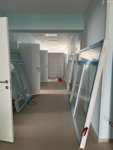 В МЦРБ идет капитальный ремонт в рамках национального проекта /    