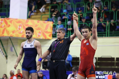 Борец из Якутии Олег Фомин завоевал золотую медаль чемпионата России / Саина Титова   