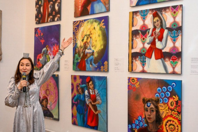 Художница Мира Аргунова представила выставочный проект в музее Южного Урала / Айаал Аргунов   