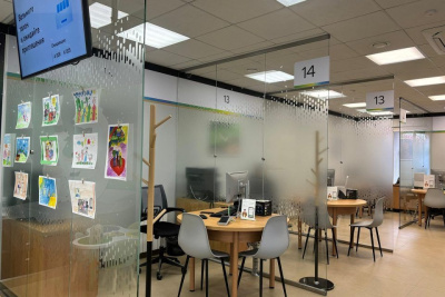 В Якутске в районе аэропорта открылся обновлённый офис Сбера / ЯСИА Якутск Якутск Республика Саха (Якутия)