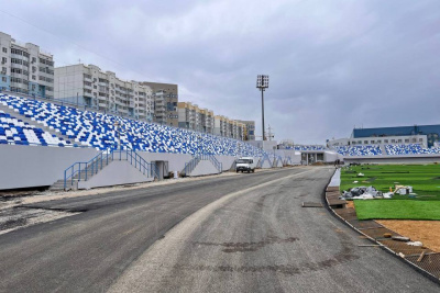 В Якутске продолжается подготовка спортивных объектов к играм «Дети Азии» / Айаал Аргунов Якутск Якутск Республика Саха (Якутия)