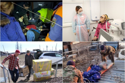 «Сплотились абсолютно все»: медики Якутии спасают пострадавших от паводка жителей Намского района / Саина Титова   