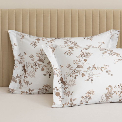 Комплект наволочек Сибилла (коричневый) с ушками