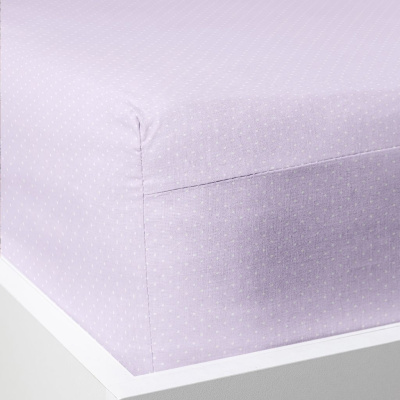 Простыня на резинке Лаванда (горошек)