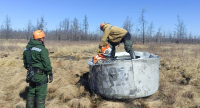 Спасатели Якутии эвакуировали фрагменты ракеты-носителя «Союз-2.1б» / ЯСИА   