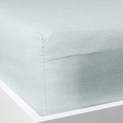 Простыня на резинке Эстелла (светло-голубой)