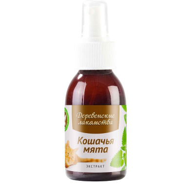 Деревенские лакомства лакомство для кошек, кошачья мята, экстракт - 100 мл Китай 1 уп. х 1 шт. х 0.1 кг