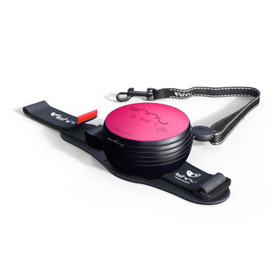 Рулетка-поводок Lishinu Original для собак цвета фуксии размер M супер премиум породы среднего размера Словения 1 уп. х 1 шт. х 0.45 кг