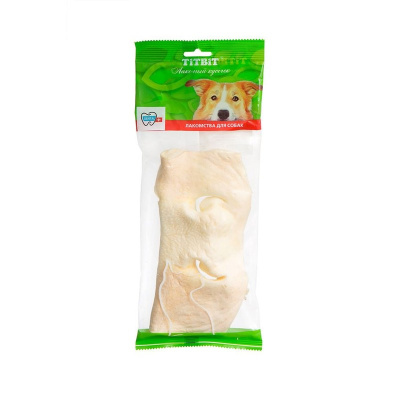 Titbit лакомство Нос говяжий бабочка для собак - 90 г для взрослых для всех пород Россия 1 уп. х 1 шт. х 0.09 кг