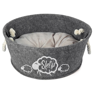 Triol лежанка круглая "Лукошко Медиум", d440х190 мм для всех пород Китай 1 уп. х 1 шт. х 0.75 кг