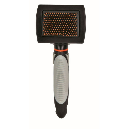 Trixie Щетка-пуходерка с пластиковой щетиной, 7х16см груминг Китай 1 уп. х 1 шт. х 0.1 кг