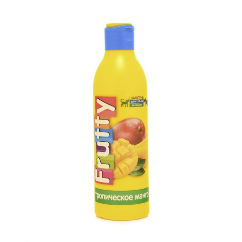 АВЗ Frutty Cat and Dog шампунь с тропическим манго для собак и кошек, 250 мл уход за шерстью для взрослых для всех пород Россия 1 уп. х 1 шт. х 0.282 кг