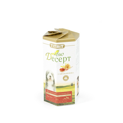 TiTBiT лакомство для собак печенье с мясом ягненка мини - 250 г для взрослых с ягненком для всех пород Россия 1 уп. х 1 шт. х 0.25 кг