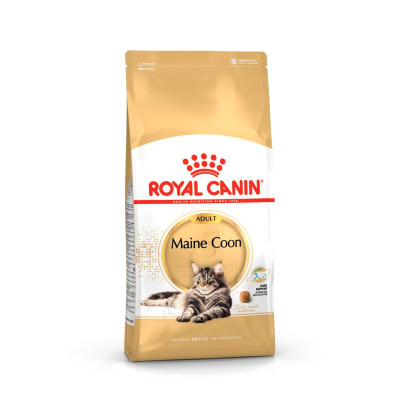 Royal Canin Maine Coon Adult полнорационный сухой корм для взрослых кошек породы мейн-кун старше 15 месяцев - 4 кг повседневный супер премиум мейн кун для взрослых с курицей породы крупного размера мешок Россия 1 уп. х 1 шт. х 4 кг