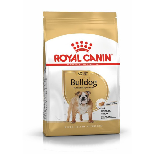 Royal Canin Bulldog Adult сухой корм для взрослых собак породы английский бульдог - 12 кг повседневный супер премиум бульдог для взрослых со свининой породы среднего размера мешок Россия 1 уп. х 1 шт. х 12 кг