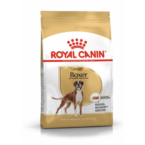 Royal Canin Boxer Adult полнорационный сухой корм для взрослых собак породы боксер старше 15 месяцев - 12 кг повседневный супер премиум для взрослых для всех пород мешок Польша 1 уп. х 1 шт. х 12 кг