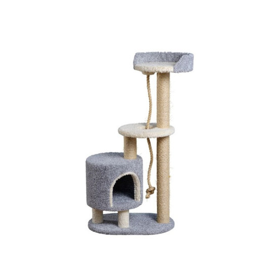 Пушок комплекс "Мика" для кошек, цвет серый с молочным Россия 1 уп. х 1 шт. х 17.8 кг