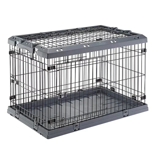 Ferplast Superior 90 клетка для собак средних пород, с пластиковой крышей и поддоном - 92x58,5xh62,5 см Италия 1 уп. х 1 шт. х 9.48 кг