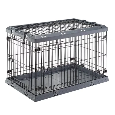 Ferplast Superior 90 клетка для собак средних пород, с пластиковой крышей и поддоном - 92x58,5xh62,5 см Италия 1 уп. х 1 шт. х 9.48 кг