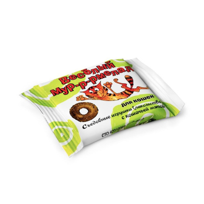 Veda лакомство для кошек съедобные игрушки с кошачьей мятой "Веселый Мур-р-рмелад" - 6 г повседневный Россия 1 уп. х 1 шт. х 0.006 кг